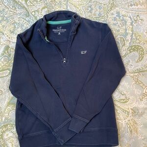 Vineyard vines kids quarter zip sweatshirt.  Kids 12-14.